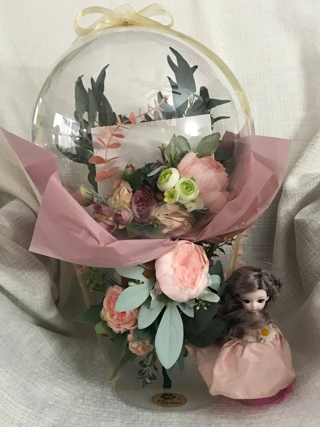 🫧 Aeri™️ — Modern Portrait in Floral Sphere