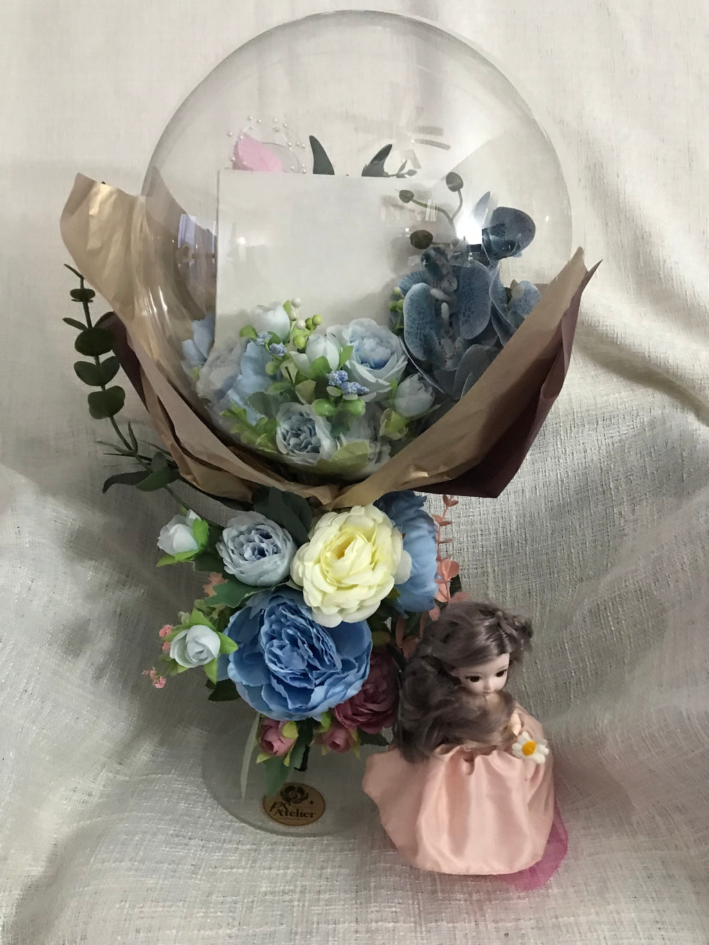 🌅 Isaac™️ — First Light Fetal Portrait in Floral Sphere